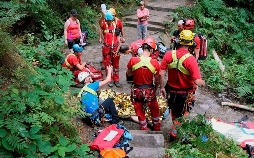 Bergwacht - Einsatz in der Sächsischen Schweiz