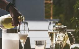 Cocktails, Sekt und Fingerfood