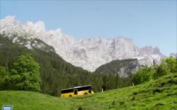Mit dem Postauto durch die Schweiz