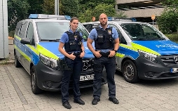Polizei im Einsatz