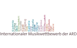 Der ARD-Musikwettbewerb