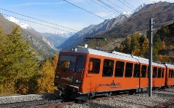 Mit dem Zug zum Matterhorn