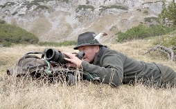 Wild auf Jagd im Gebirge - mit Gedanken von Leo Tuor
