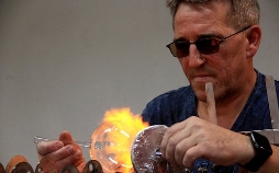 Christbaumschmuck und Weihnachtsland