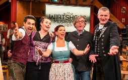 Wirtshausmusikanten beim Hirzinger