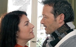 Glück auf halber Treppe