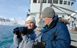 Sterne über dem Eis