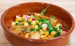 Kochen mit Anixe - Limoncello Hähnchen mit Polenta