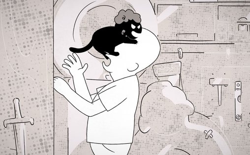 Scheiß Katze! 
 Das wird schon