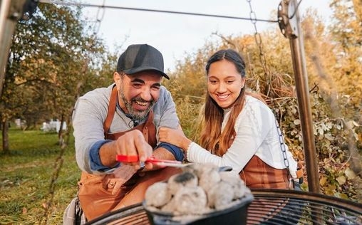 Grillen mit Ivana und Adnan 
 Bayerischer Reis mit Pute