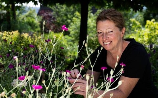 Garten und lecker 
 Flammlachsburger aus dem Naturgarten