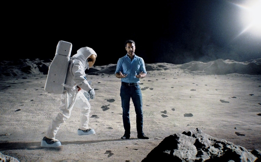 Ein Moment in der Geschichte 
 Die Mondlandung