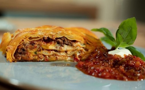 Kochen Mit Anixe 
 Lasagne- mal anders verpackt