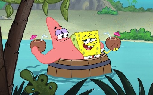 SpongeBob Schwammkopf 
 SpongeBobs und Patricks Zeitreise-Wirrwarr - Teil 1